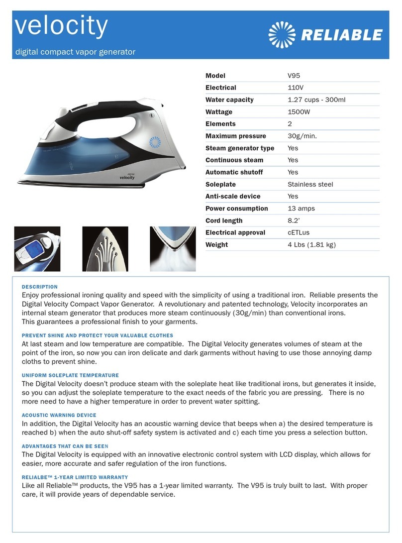 Reliable Velocity V95 User manual