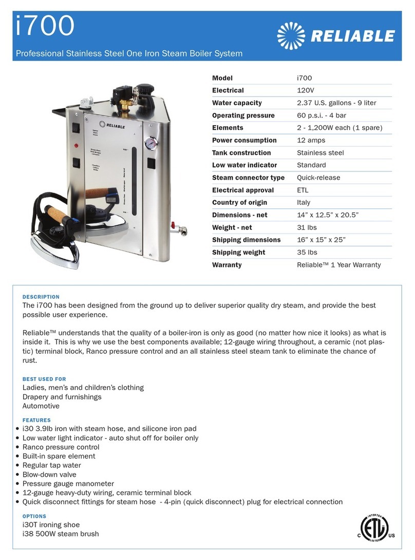 Reliable i700 Specification sheet