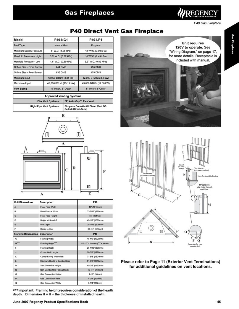 Regency Panorama P40 User manual