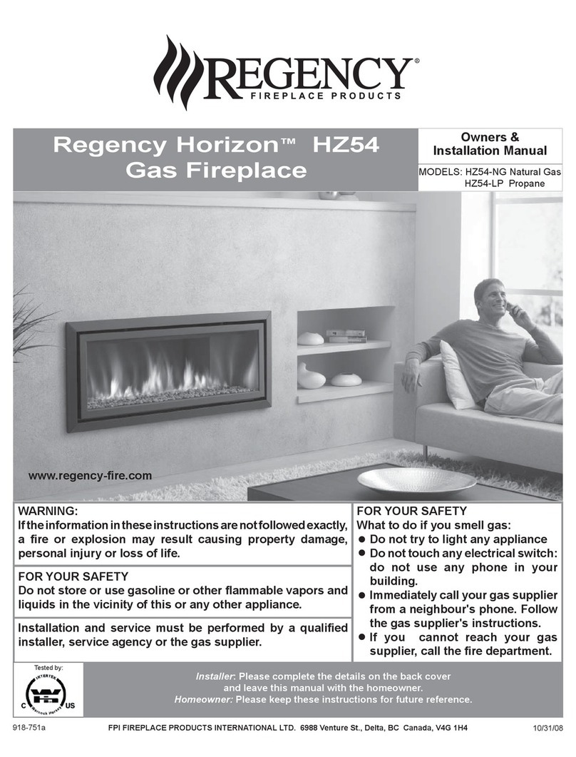 Regency Horizon HZ54 Quick start guide