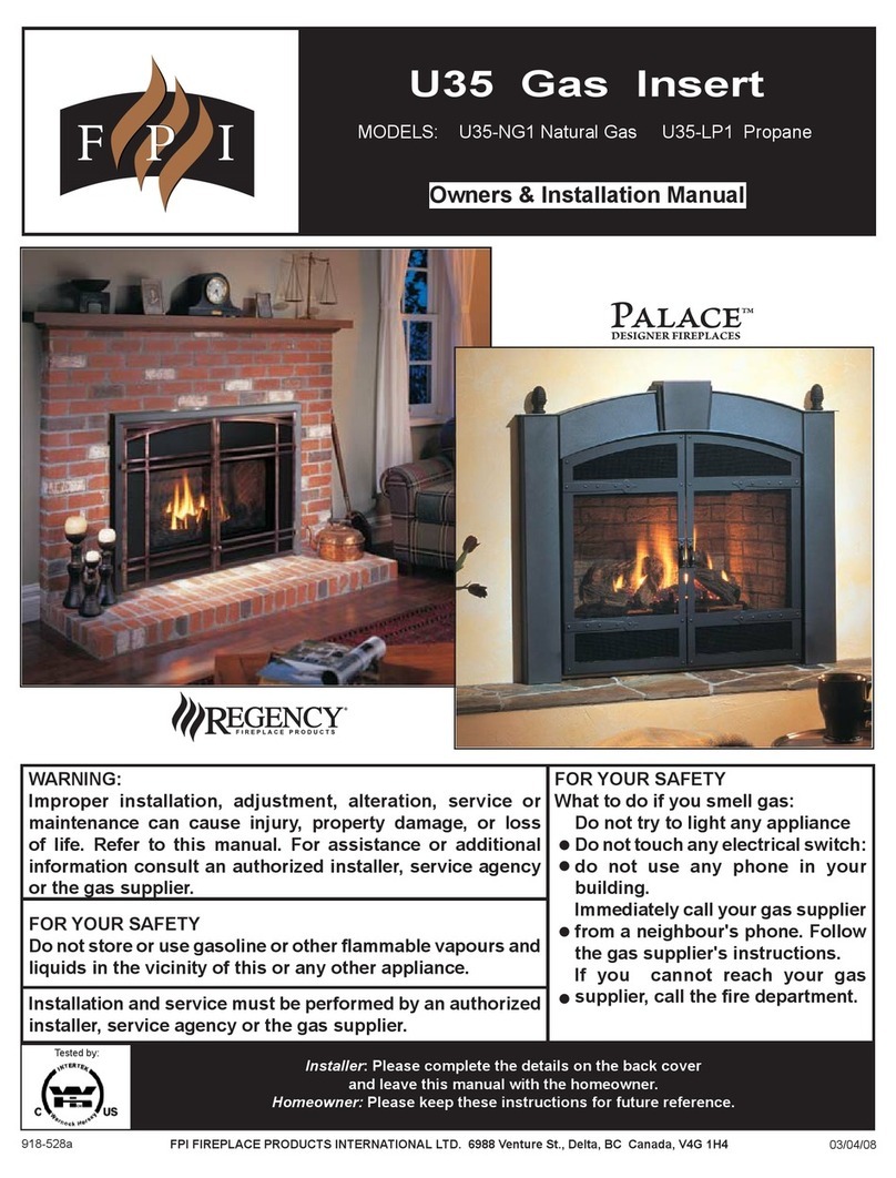 FPI Gas Insert U35-LP1 Quick start guide