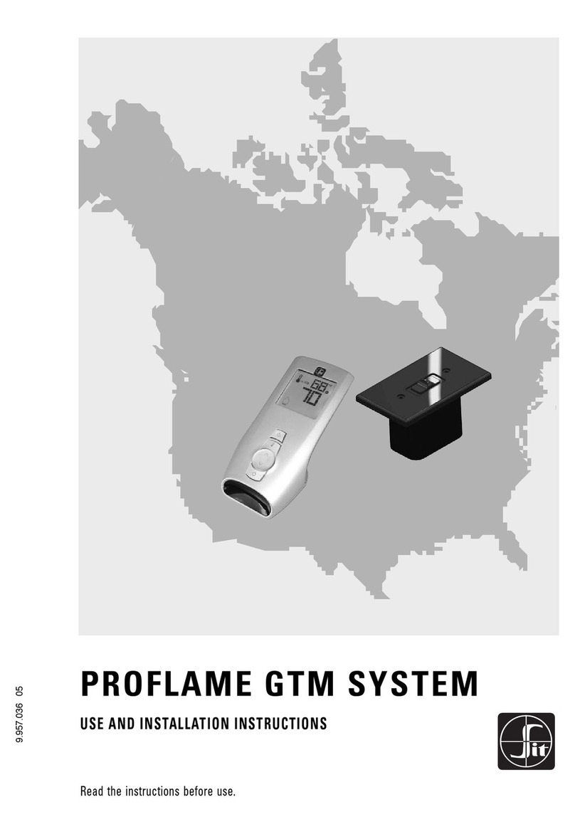 Regency Proflame GTM 9.957.03605 Use and Installation Instructions