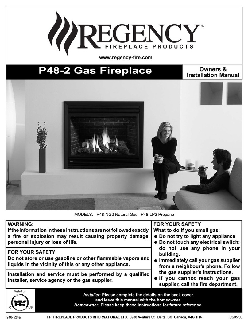 Regency P48-2 Quick start guide