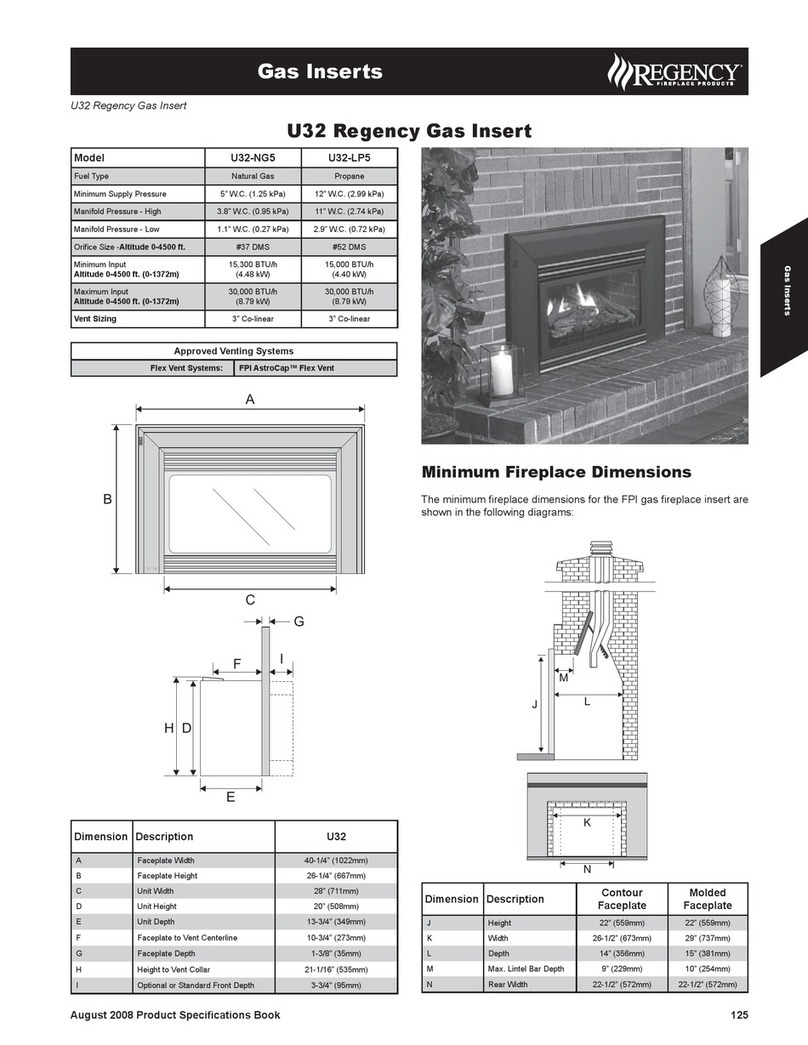 Regency U32-LP5 User manual
