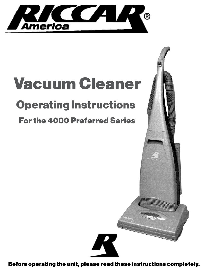 Riccar 4000 Series operating instructions