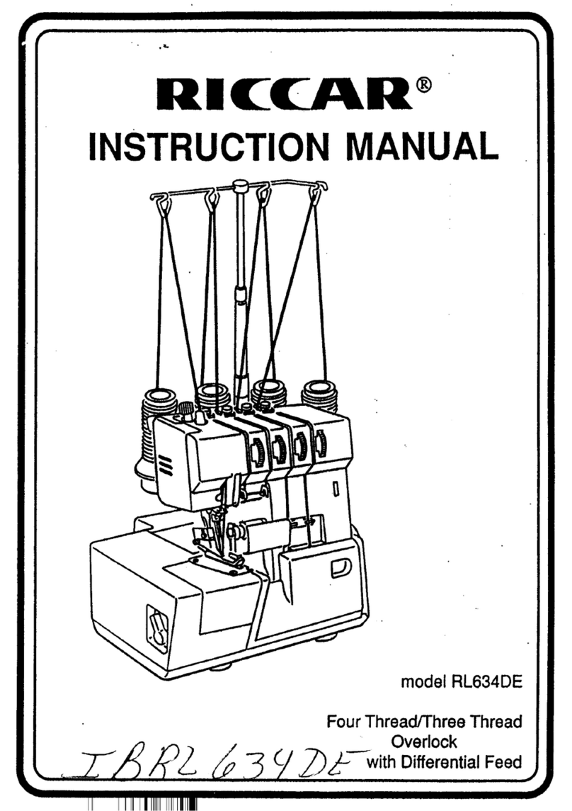Riccar RL634DE user manual