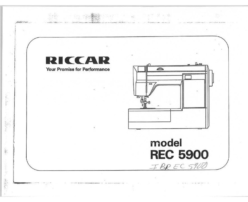Riccar REC 5900 User manual