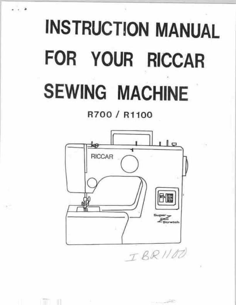Riccar R1100 user manual