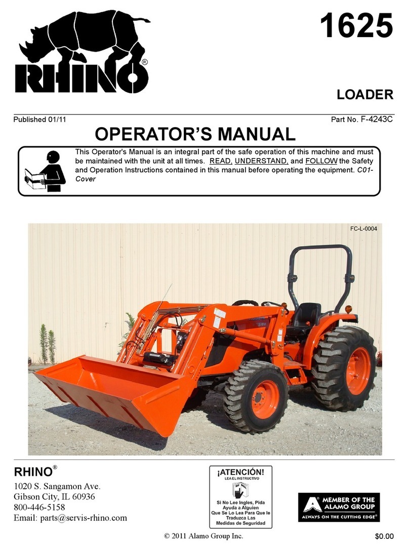 RHINO F-4243C Operator's manual