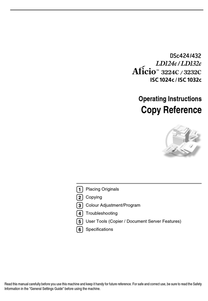 Ricoh Aficio 3224C User manual