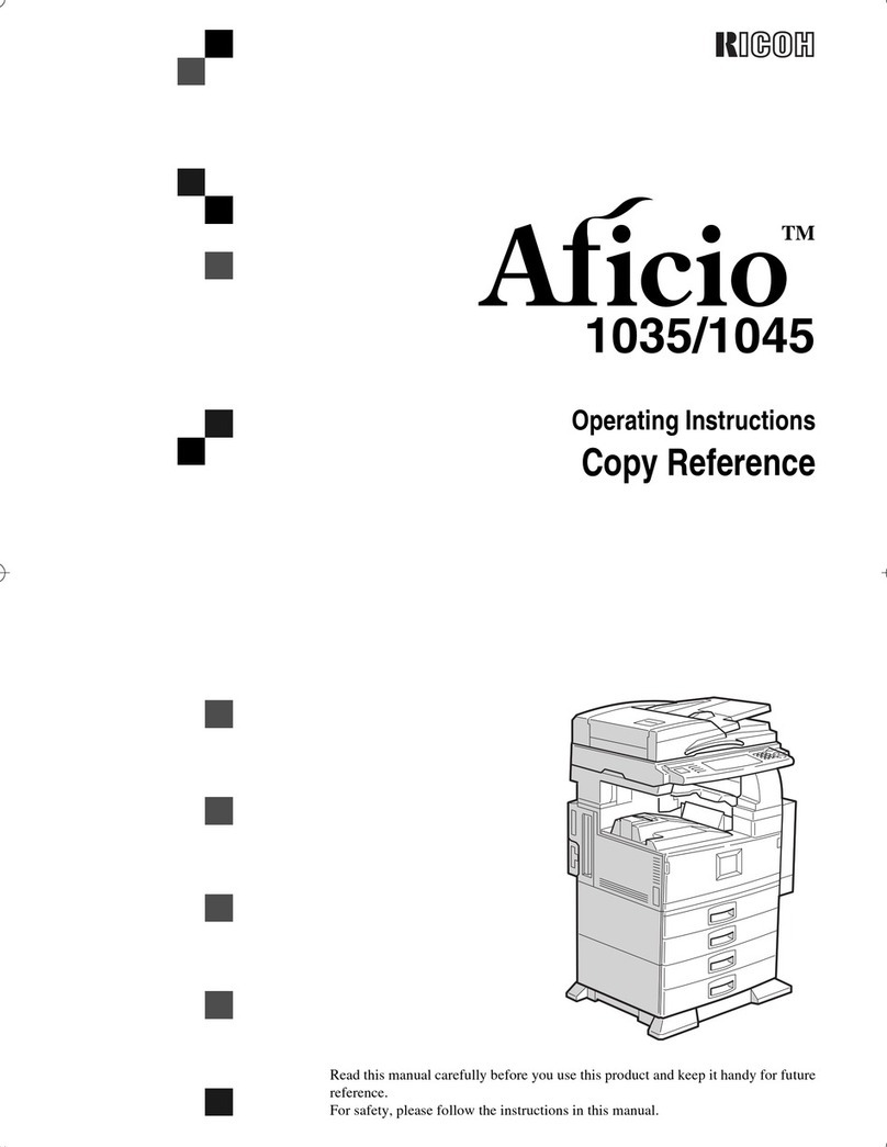 Ricoh Aficio 1035 Series Copy reference guide