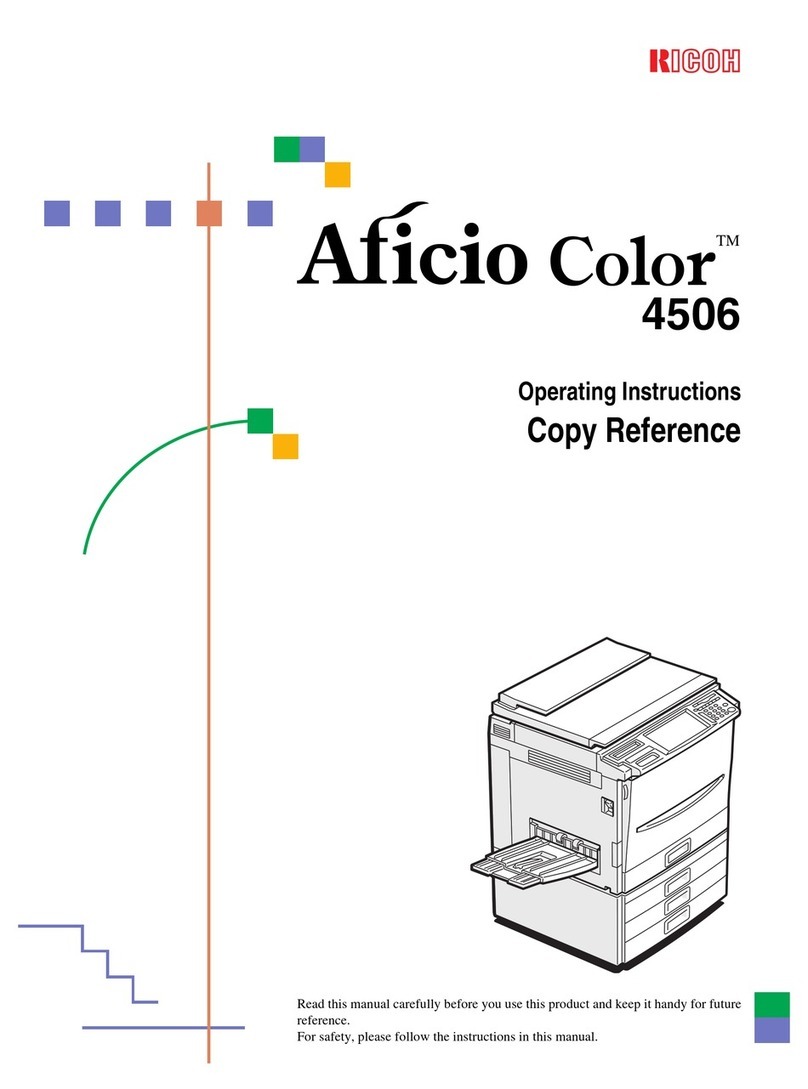 Ricoh 4506 User manual