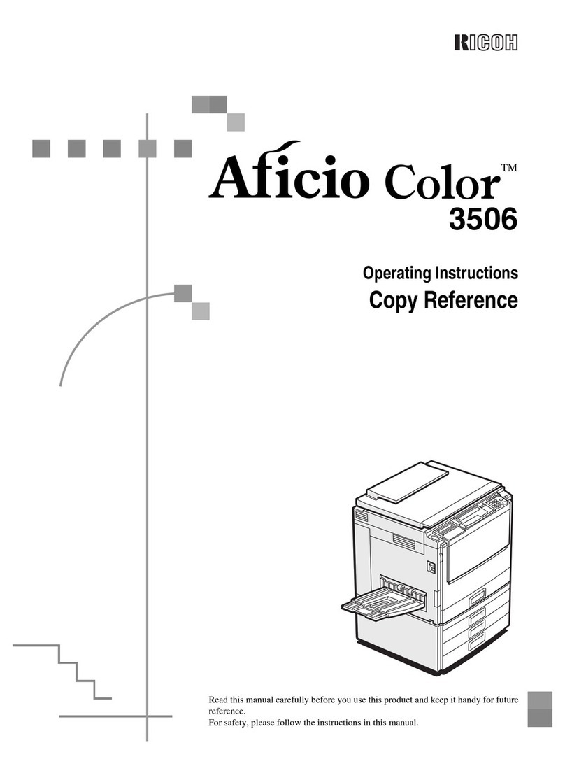Ricoh 3506 User manual