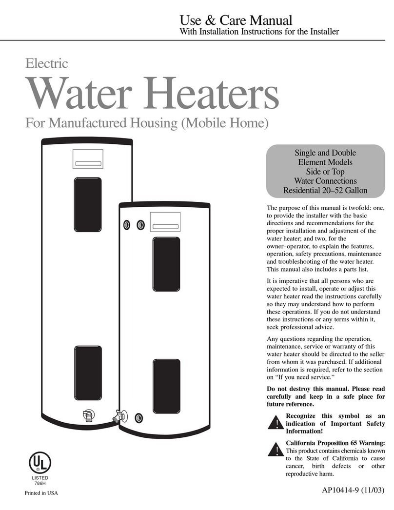 Rheem 72V20-1 User manual