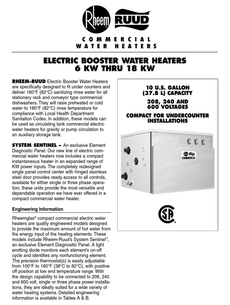 Rheem RUUD 15KW Specifications