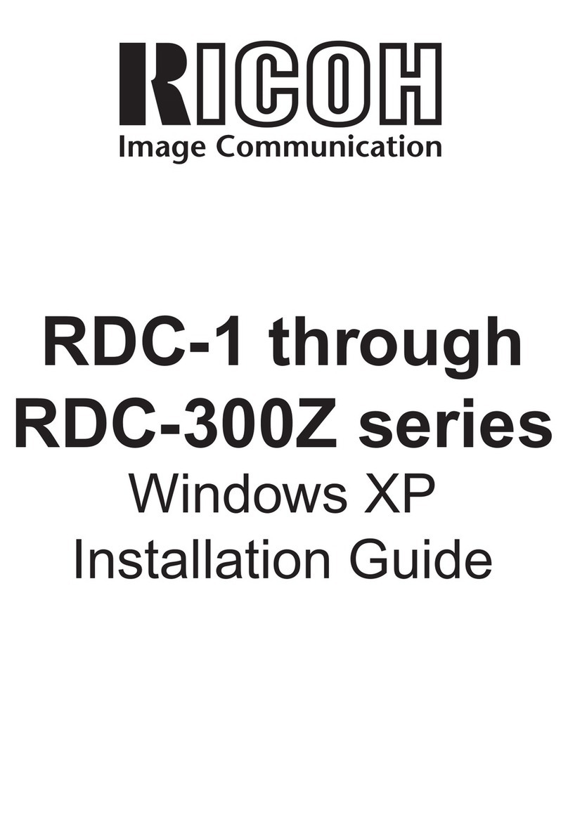 Ricoh RDC-300Z series User manual