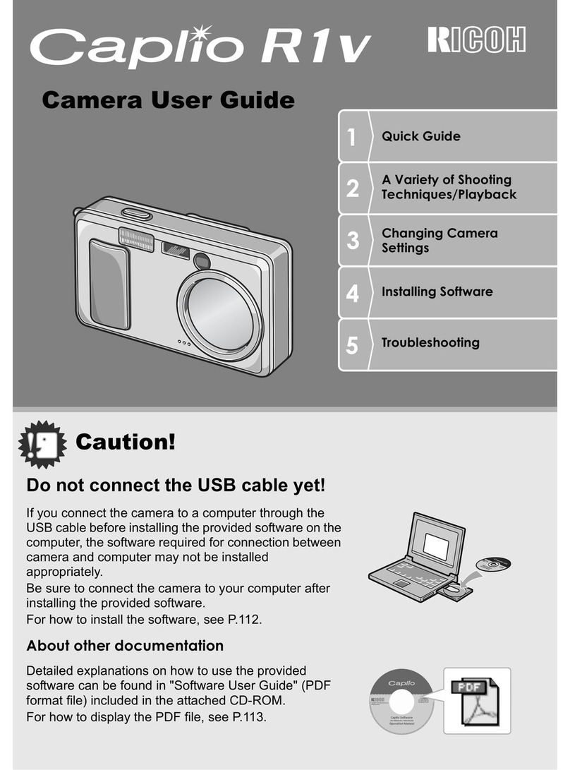 Ricoh Caplio R1V User manual Ricoh Caplio R1V User manual