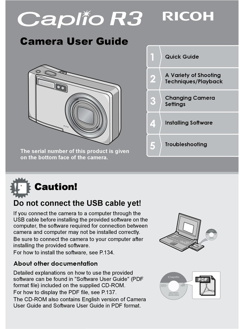 Ricoh Caplio R 3 User manual