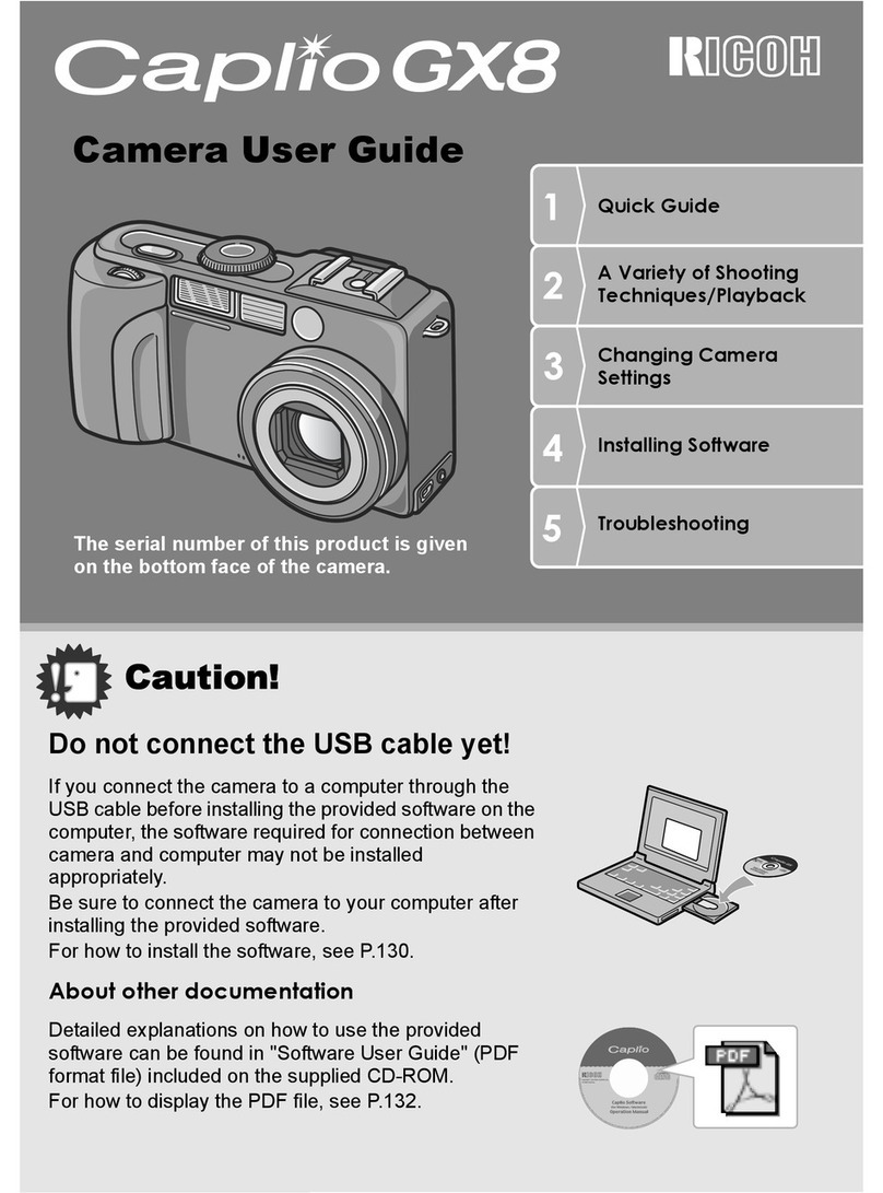Ricoh Caplio GX8 User manual