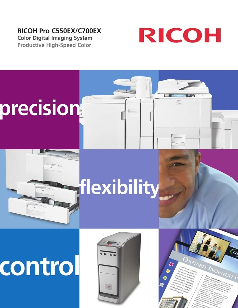 Ricoh Pro C550EX User manual Ricoh Pro C550EX User manual