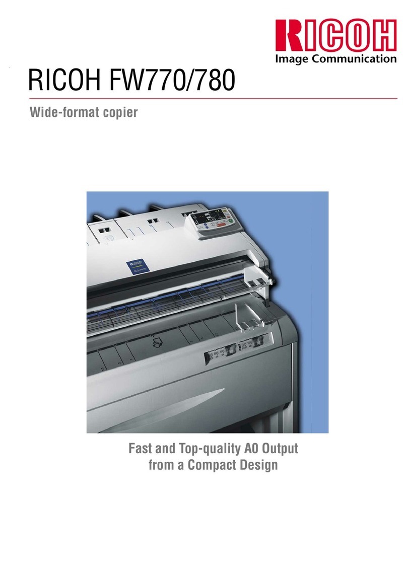 Ricoh FW770 User manual