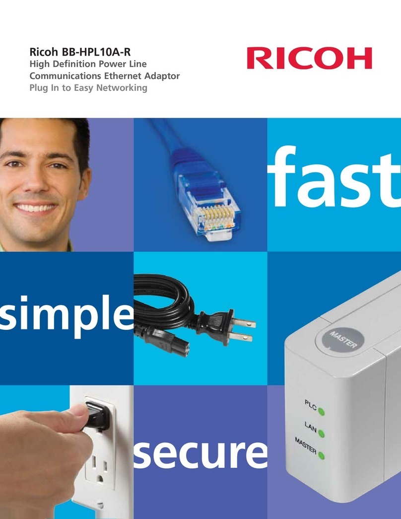 Ricoh BB-HPL10A-R User manual