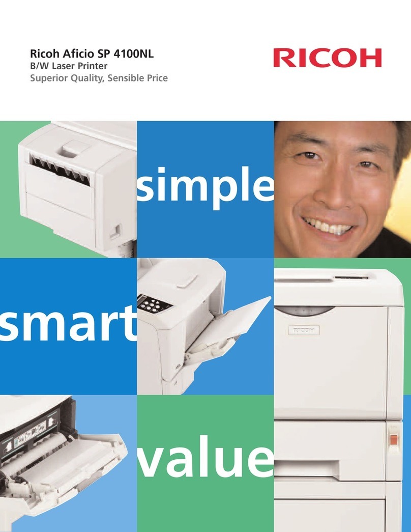 Ricoh Aficio SP 4100NL User manual