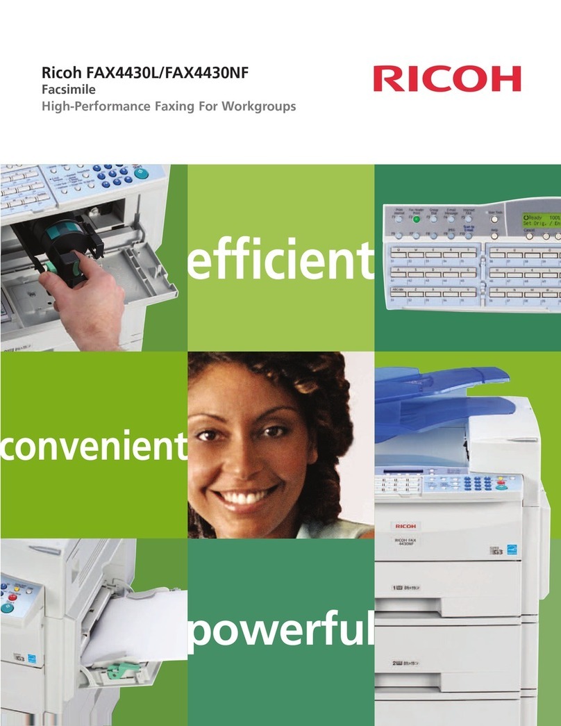 Ricoh FAX4430L Brochure & specs