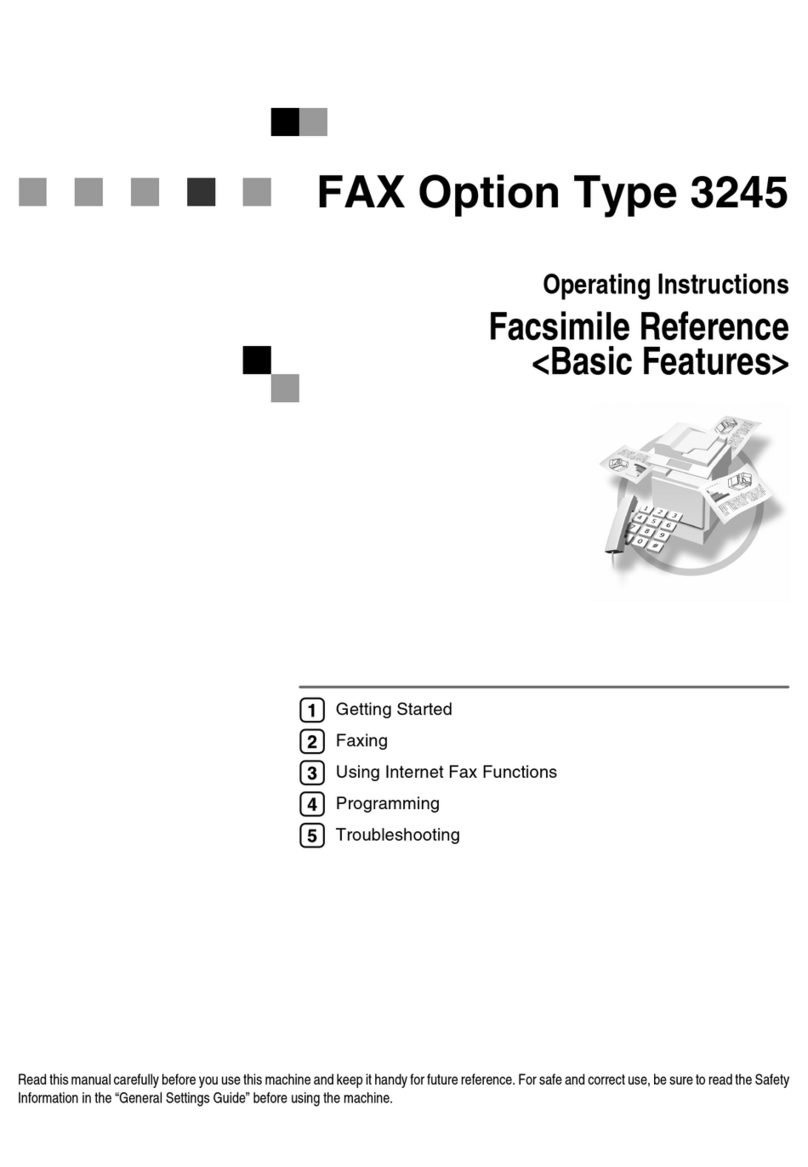 Ricoh 3245 User manual