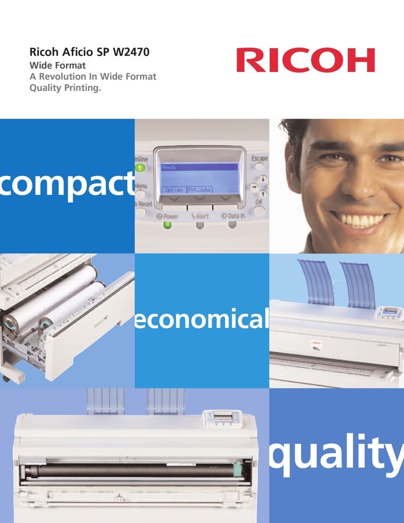 Ricoh Aficio SP W2470 User manual