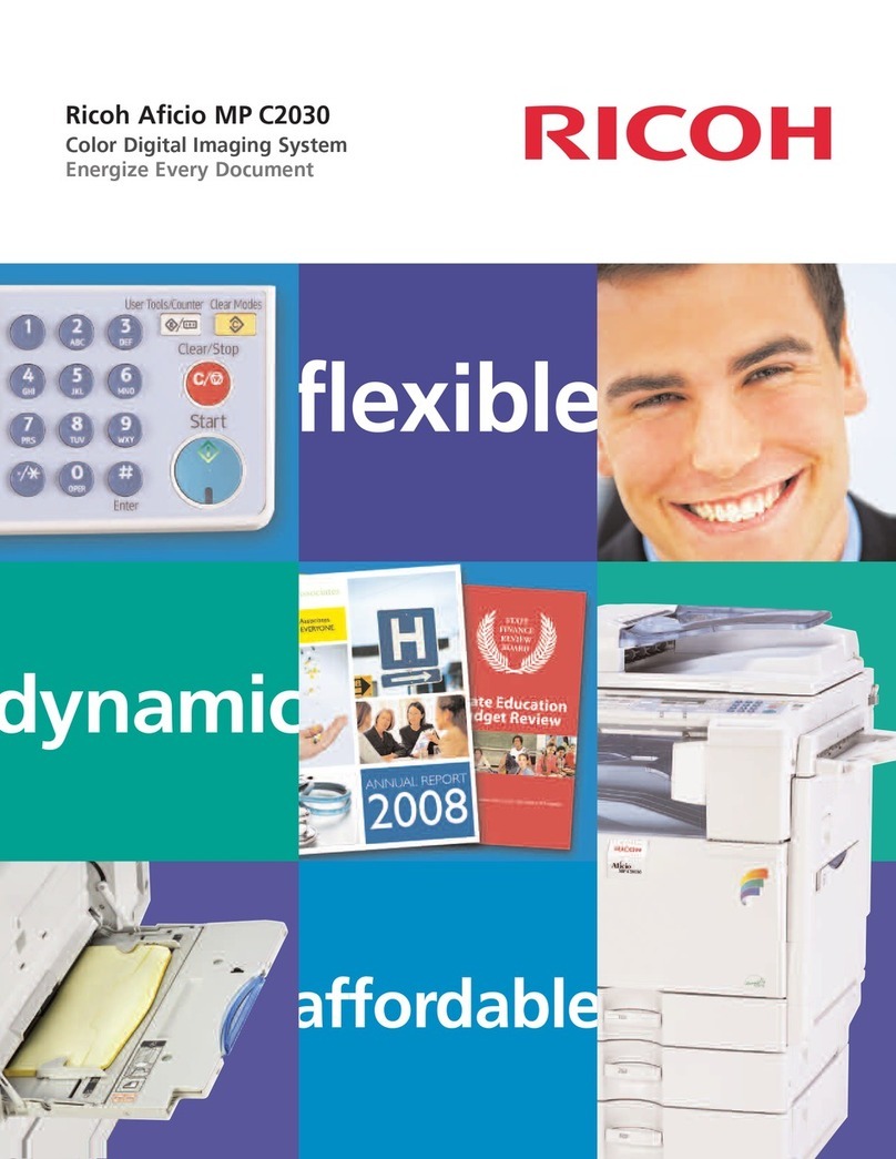 Ricoh Aficio MP C2030 User manual