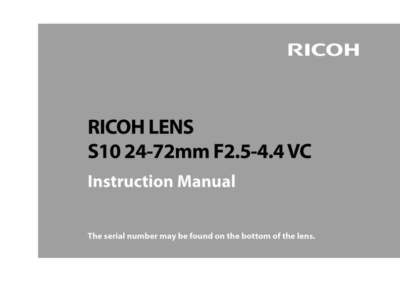 Ricoh S10 24-72MM F2.5-4.4VC User manual