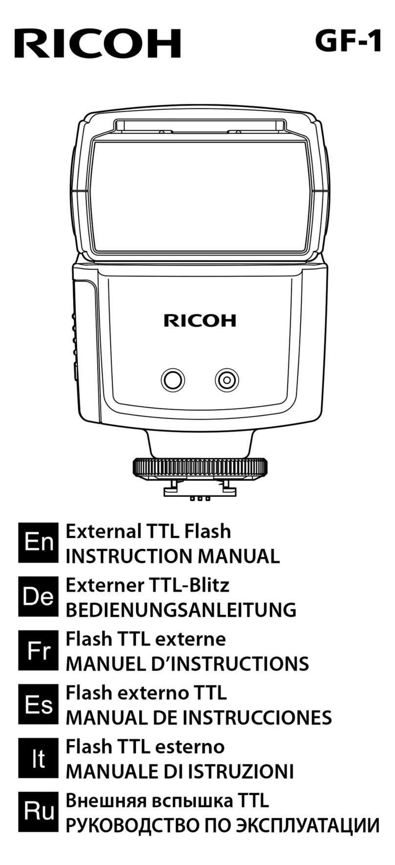Ricoh GF-1 User manual