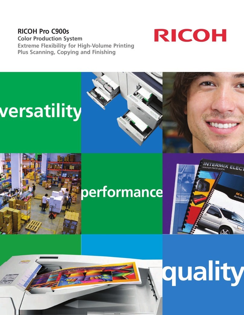 Ricoh Pro C900s User manual