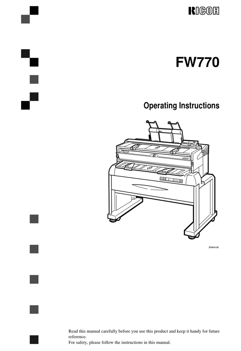 Ricoh FW770 User manual
