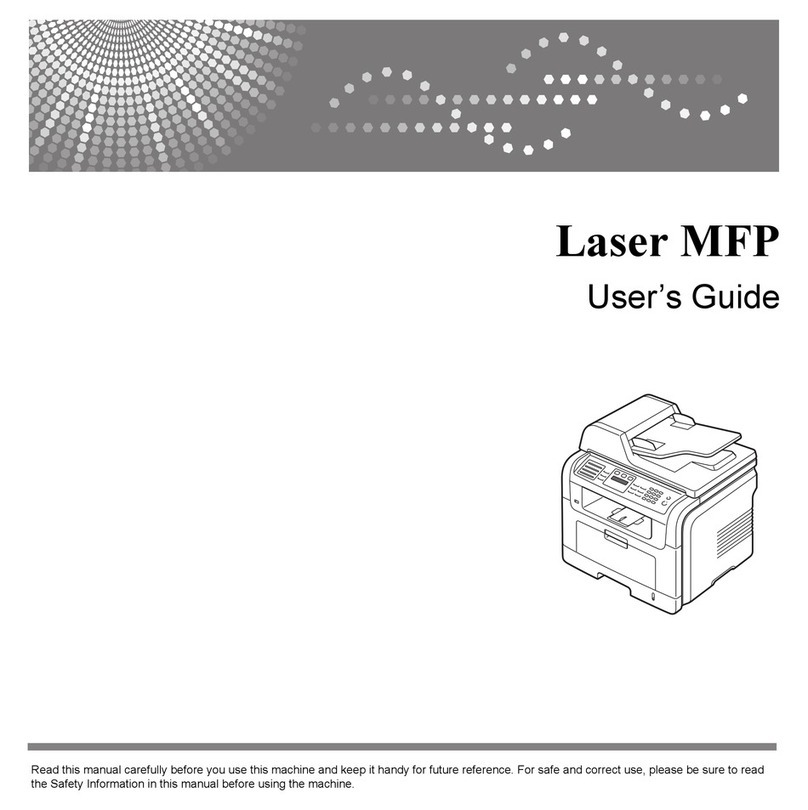 Ricoh SP3200SF - Aficio SP B/W Laser User manual