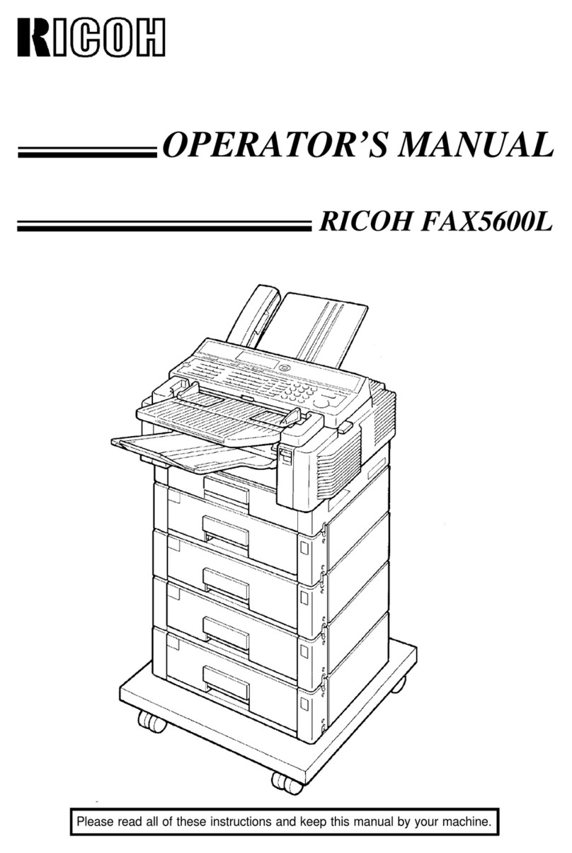 Ricoh FAX5600L User manual