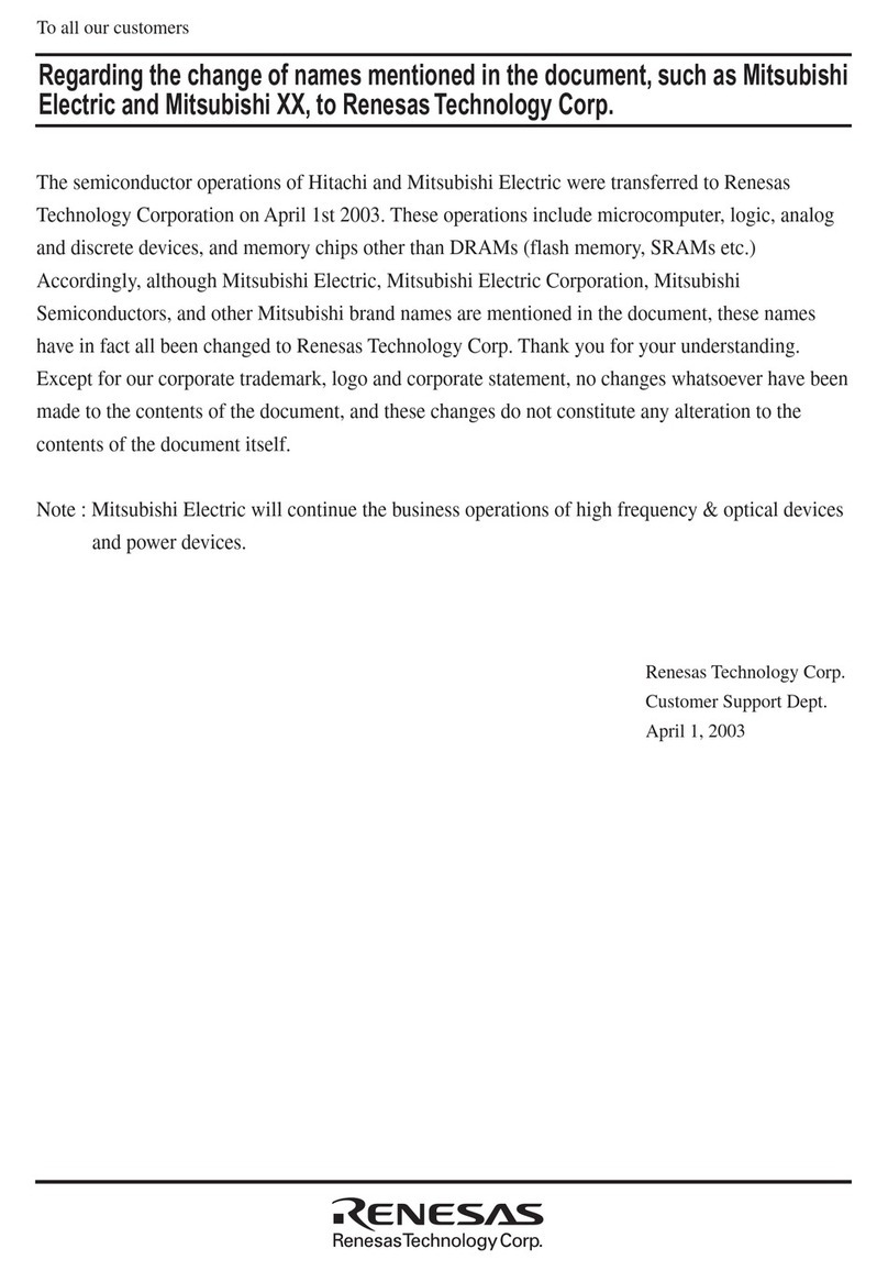 Renesas 4513 User manual