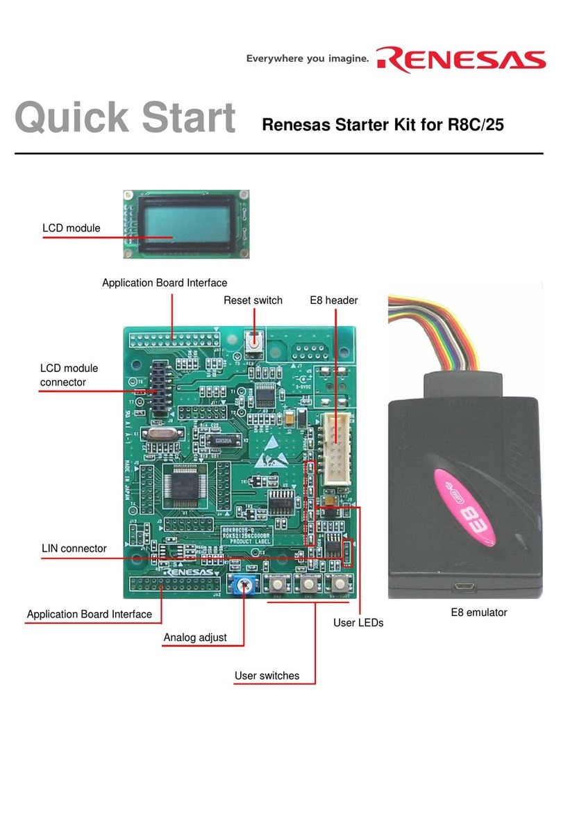 Renesas R8C/2 User manual