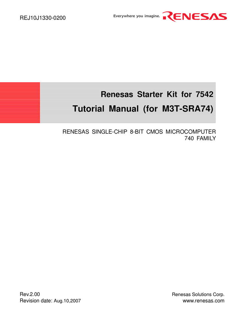 Renesas REJ10J1330-0200 Operation instructions