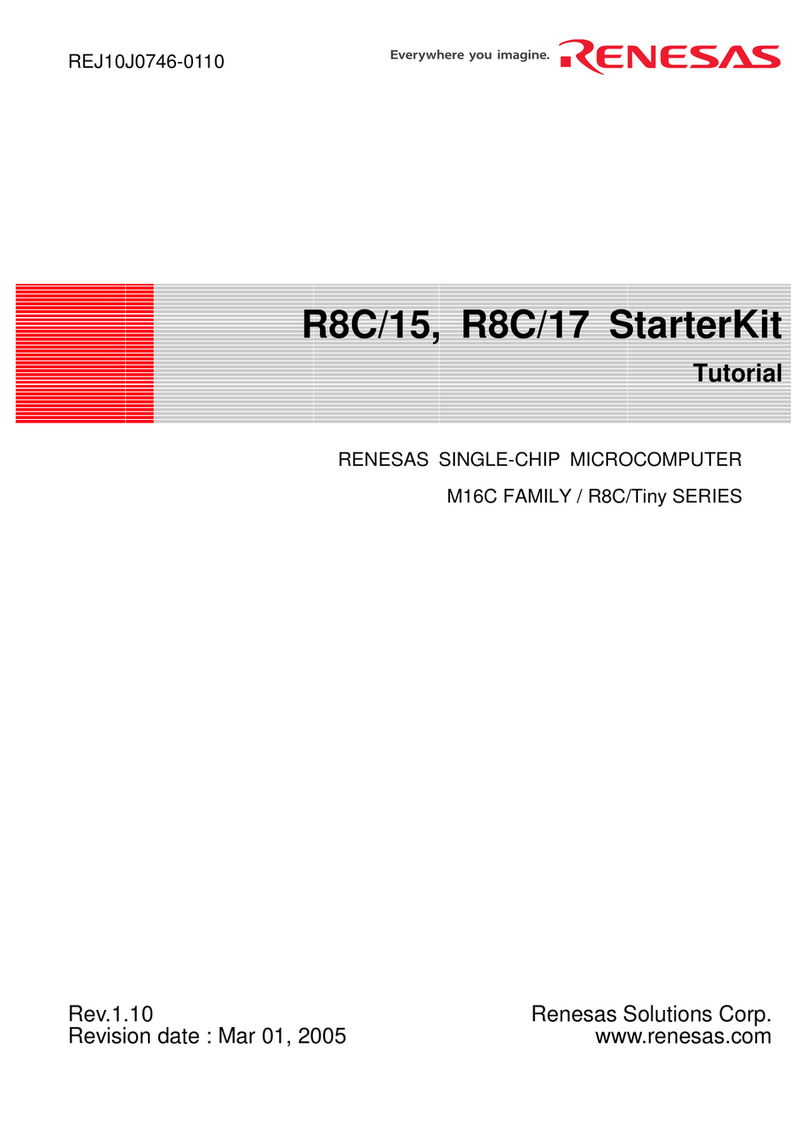 Renesas R8C/15 Operation instructions