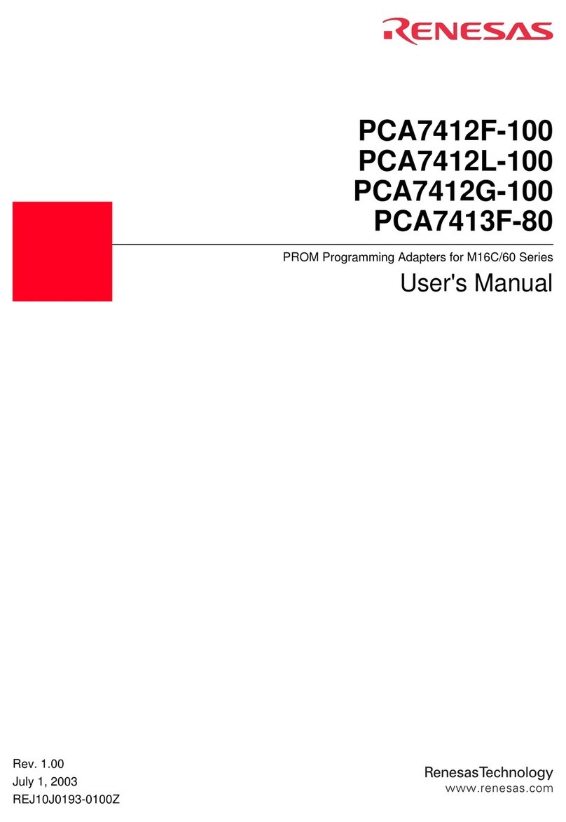 Renesas PCA7412F-100 User manual