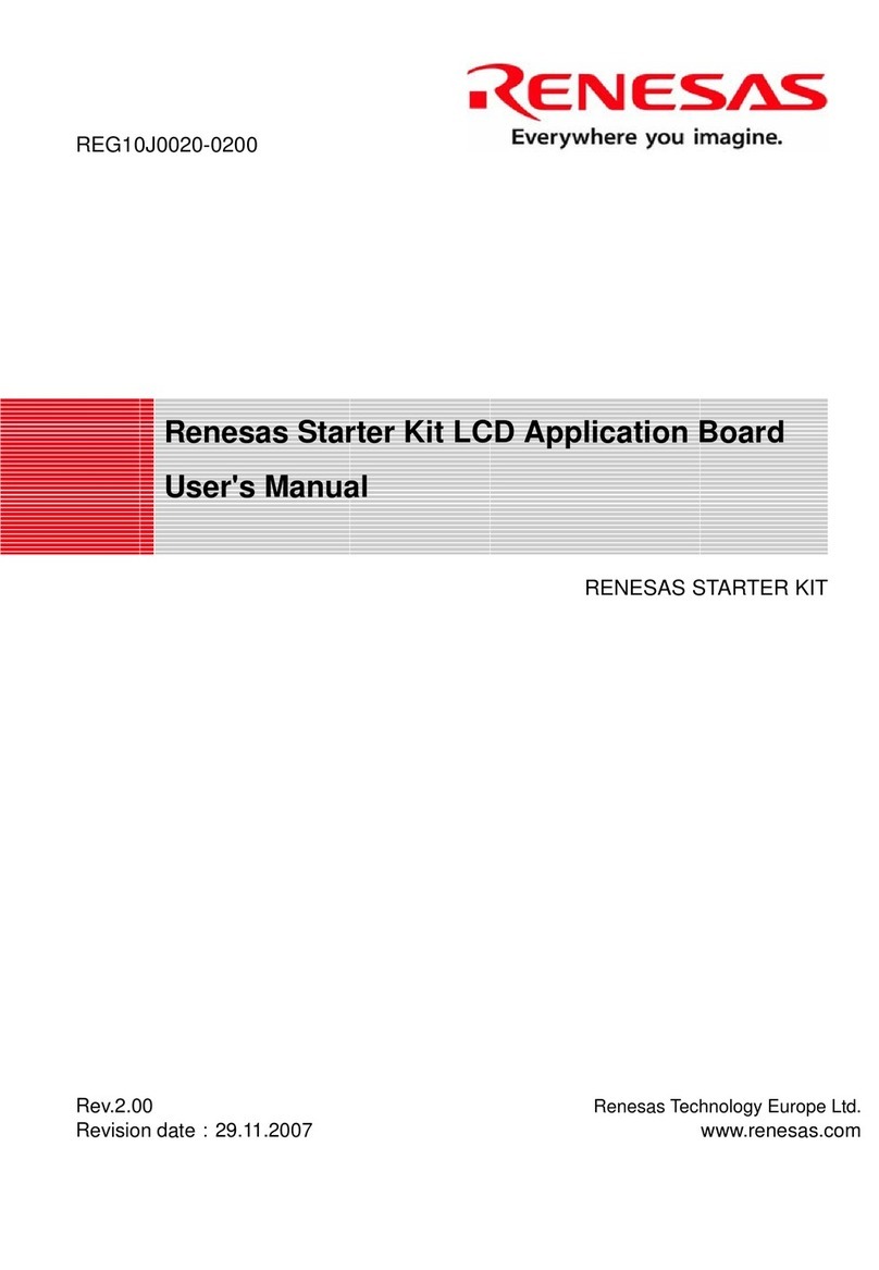 Renesas REG10J0020-0200 User manual