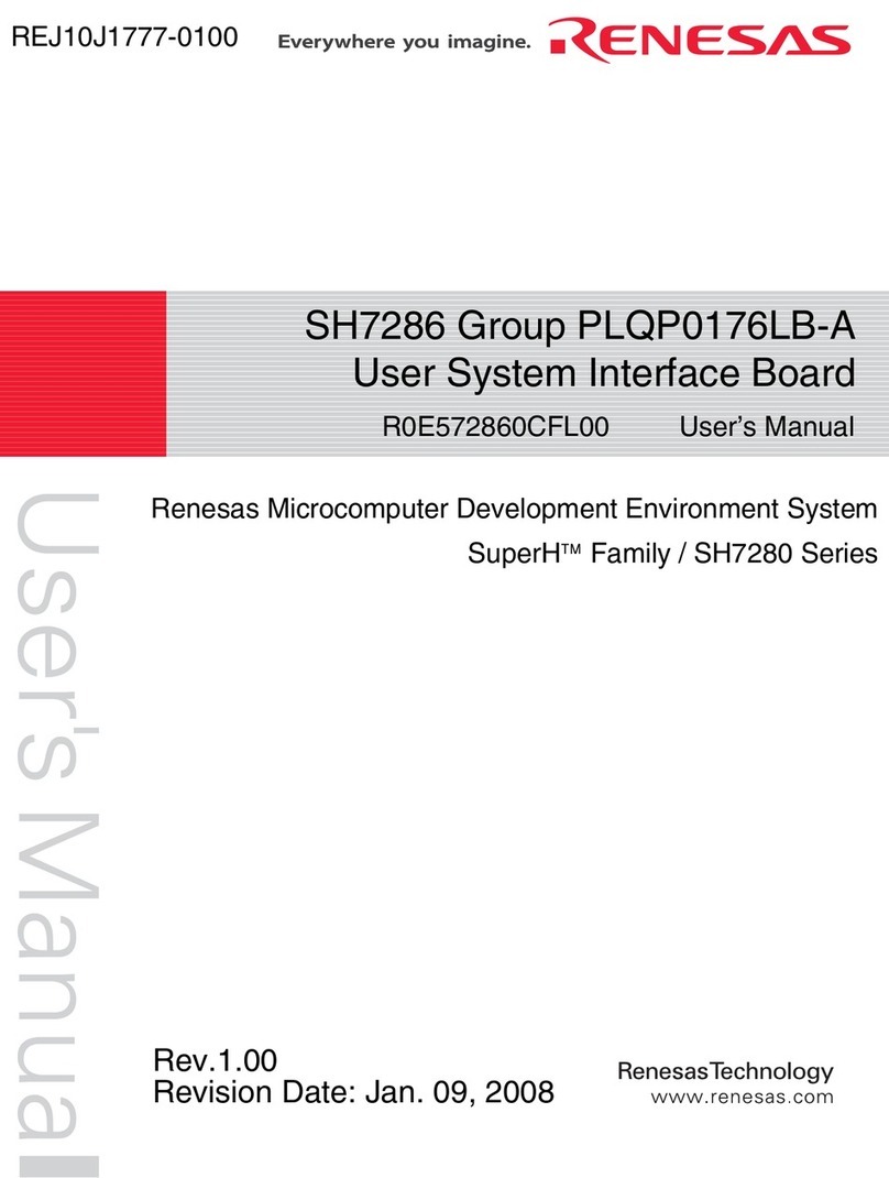 Renesas PLQP0176LB-A User manual