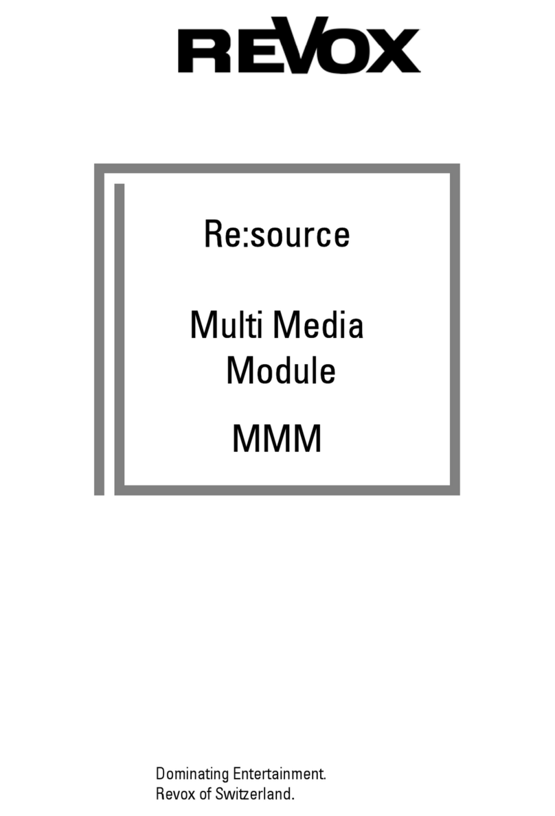 Revox Re:source MMM manual