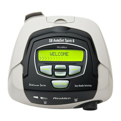 ResMed Positive AirwAy Pressure Device S8 Series II user guide