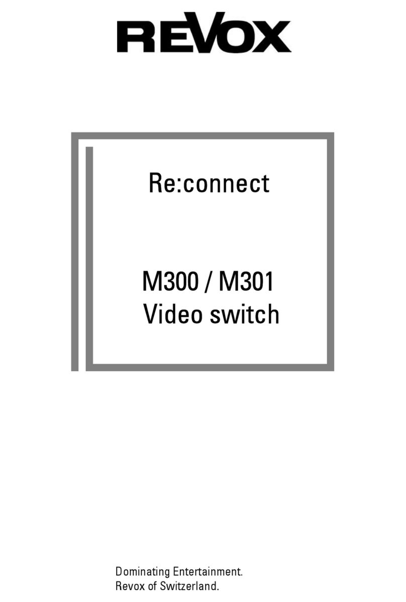 Revox M300 instruction manual