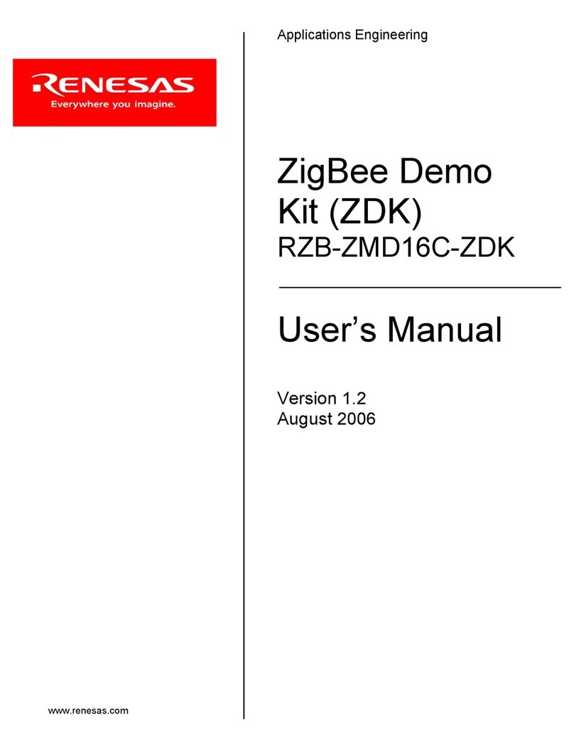 Renesas RZB-ZMD16C-ZDK user manual