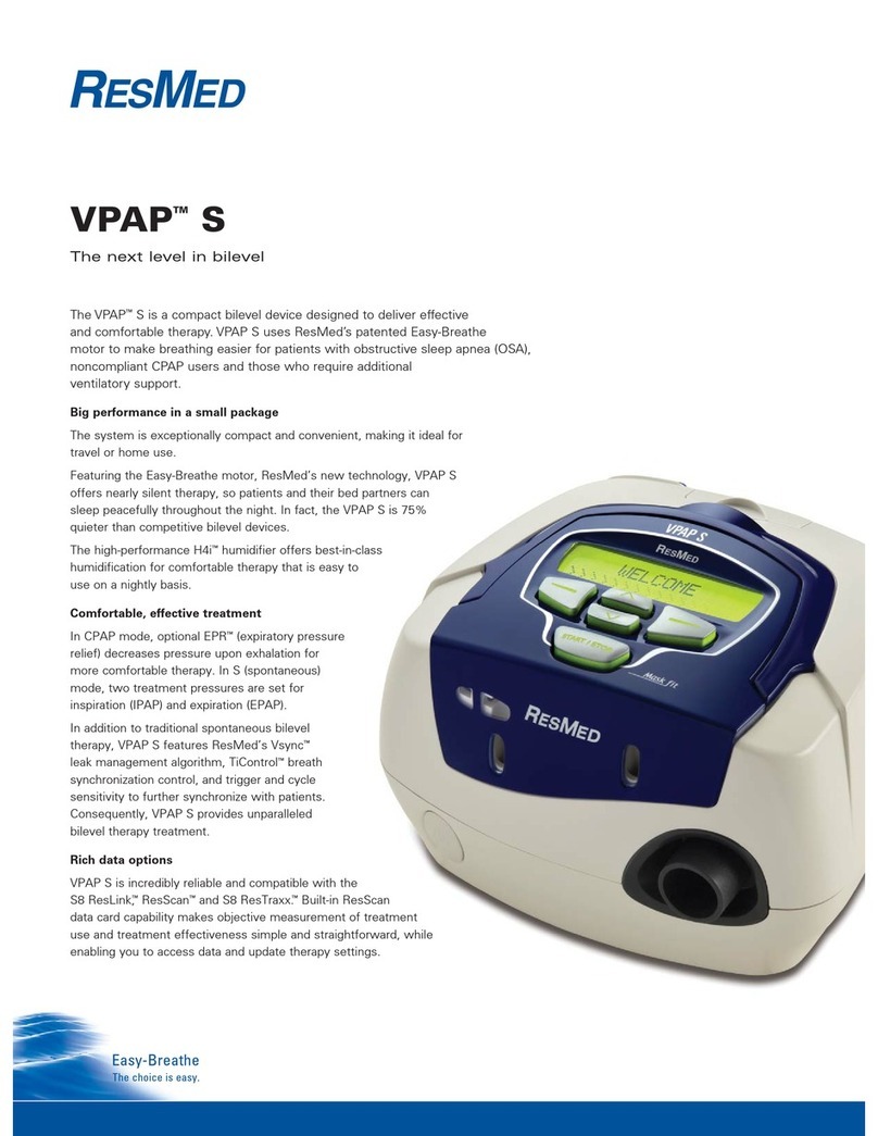 ResMed VPAP S User manual