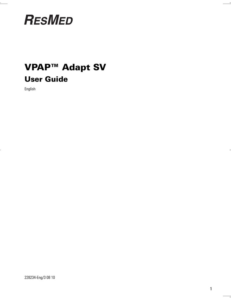 ResMed Flow Generator VPAP Adapt SV user guide